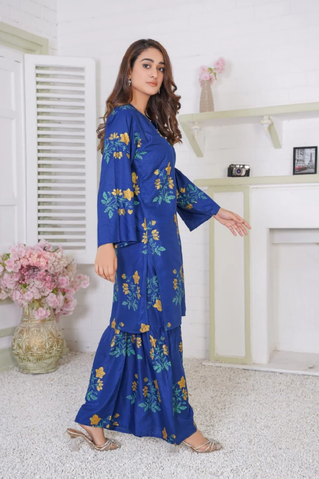Printed Shirt With Sharara - Image 4