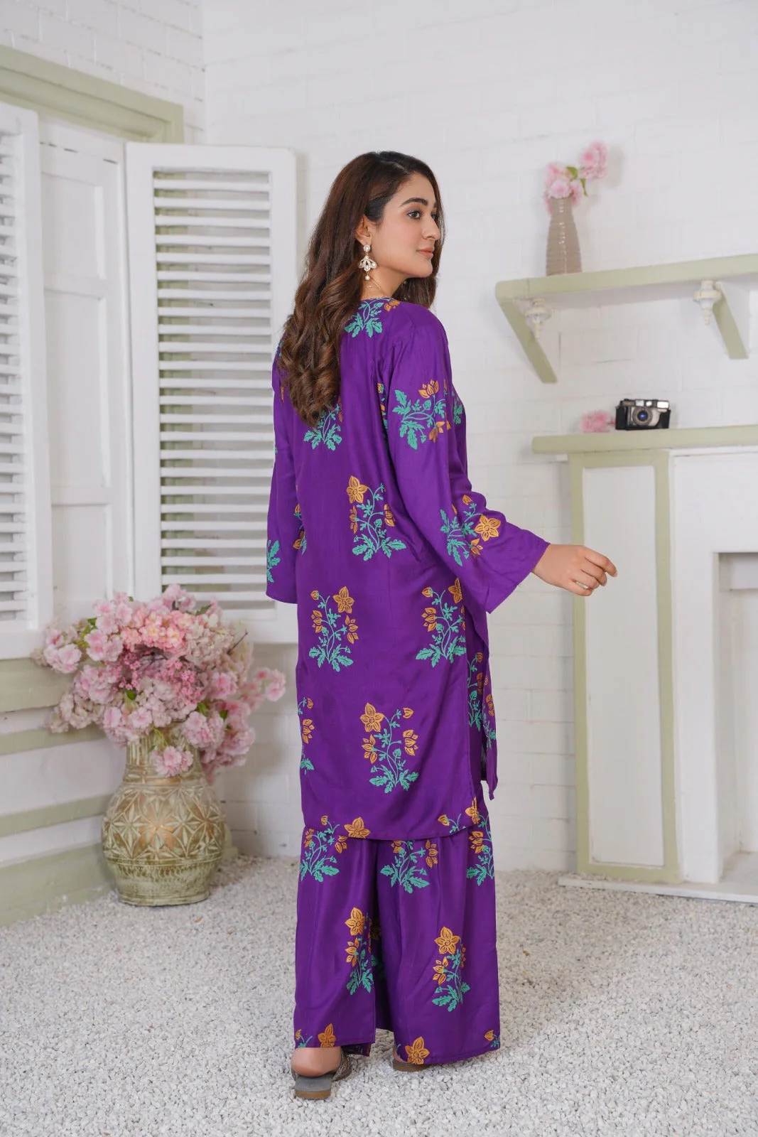 Printed Shirt With Sharara - Image 5